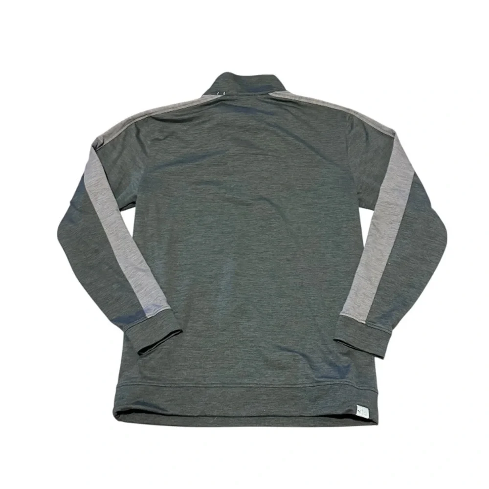 Puma Golf Men’s Cloud Spun T7 1/4 Zip Pullover Gray Small S